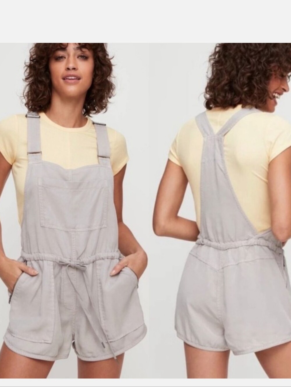 Aritzia Wilfred Free Valletta Shorts Overalls Romper in size M